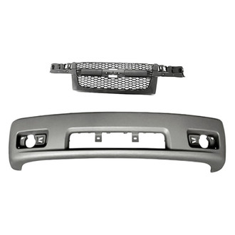 Replacement - 2-Piece (Front Bumper Cover, Grille) (Standard Line)