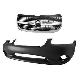 Replacement - 2-Piece (Front Bumper Cover, Grille) (Standard Line)