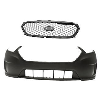 Replacement - 2-Piece (Front Bumper Cover, Grille) (Standard Line)