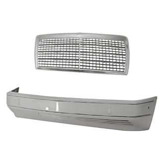 Replacement - 2-Piece (Front Bumper Cover, Grille) (Standard Line)
