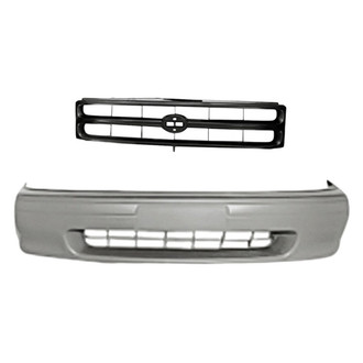 Replacement - 2-Piece (Front Bumper Cover, Grille) (Standard Line)