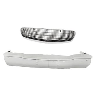 Replacement - 2-Piece (Front Bumper Cover, Grille) (Standard Line)