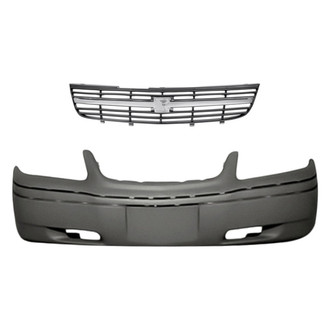 Replacement - 2-Piece (Front Bumper Cover, Grille) (Standard Line)