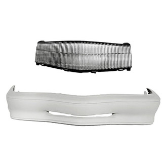 Replacement - 2-Piece (Front Bumper Cover, Grille) (Standard Line)
