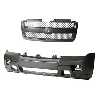 Replacement - 2-Piece (Front Bumper Cover, Grille) (Standard Line)