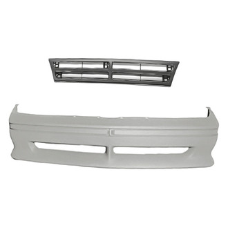 Replacement - 2-Piece (Front Bumper Cover, Grille) (Standard Line)