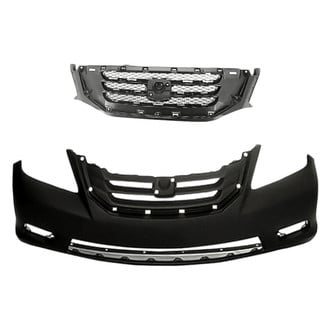 Replacement - 2-Piece (Front Bumper Cover, Grille) (Standard Line)