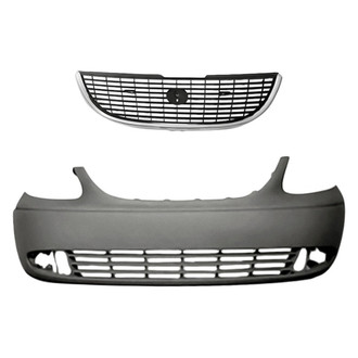 Replacement - 2-Piece (Front Bumper Cover, Grille) (Standard Line)
