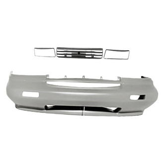 Replacement - 2-Piece (Front Bumper Cover, Grille) (Standard Line)