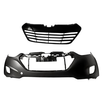 Replacement - 2-Piece (Front Bumper Cover, Grille) (Standard Line)