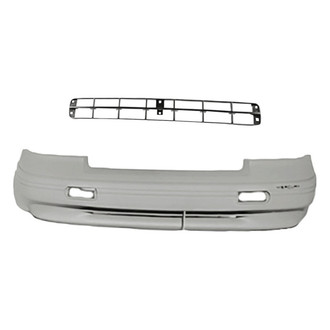 Replacement - 2-Piece (Front Bumper Cover, Grille) (Standard Line)