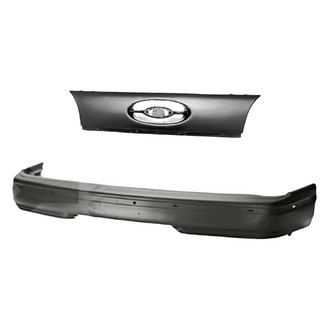 Replacement - 2-Piece (Front Bumper Cover, Grille) (Standard Line)