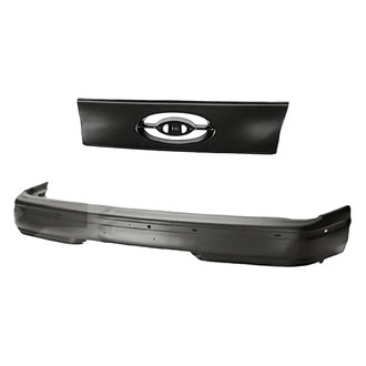 Replacement - 2-Piece (Front Bumper Cover, Grille) (Standard Line)