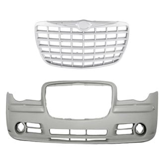 Replacement - 2-Piece (Front Bumper Cover, Grille) (Standard Line)