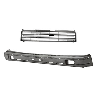 Replacement - 2-Piece (Front Bumper Cover, Grille) (Standard Line)