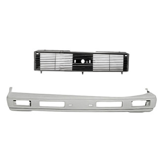 Replacement - 2-Piece (Front Bumper Cover, Grille) (Standard Line)