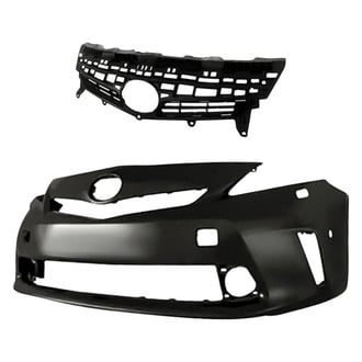 Replacement - 2-Piece (Front Bumper Cover, Grille) (Standard Line)