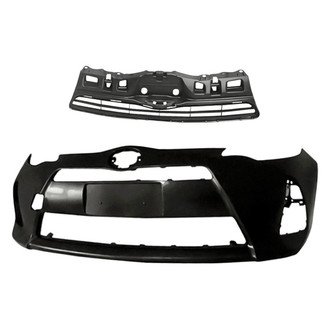 Replacement - 2-Piece (Front Bumper Cover, Grille) (Standard Line)