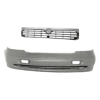 Replacement - 2-Piece (Front Bumper Cover, Grille) (Standard Line)