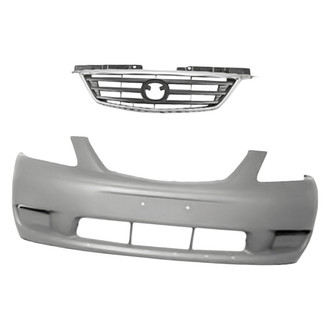 Replacement - 2-Piece (Front Bumper Cover, Grille) (Standard Line)