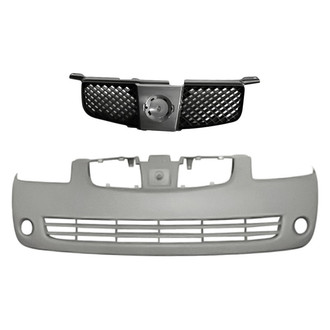 Replacement - 2-Piece (Front Bumper Cover, Grille) (Standard Line)