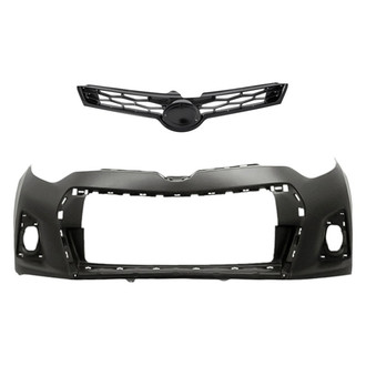Replacement - 2-Piece (Front Bumper Cover, Grille) (Standard Line)