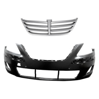 Replacement - 2-Piece (Front Bumper Cover, Grille) (Standard Line)