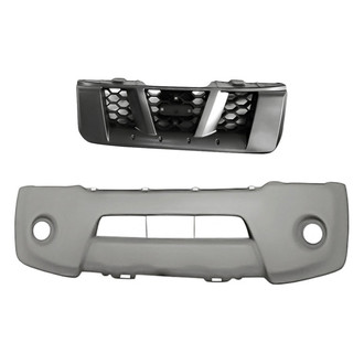 Replacement BNDL-235880 - 2-Piece (Front Bumper Cover, Grille) (Standard Line)