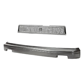 Replacement - 2-Piece (Front Bumper Cover, Grille) (Standard Line)
