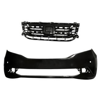 Replacement - 2-Piece (Front Bumper Cover, Grille) (Standard Line)