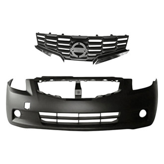 Replacement - 2-Piece (Front Bumper Cover, Grille) (Standard Line)