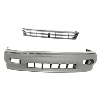 Replacement - 2-Piece (Front Bumper Cover, Grille) (Standard Line)