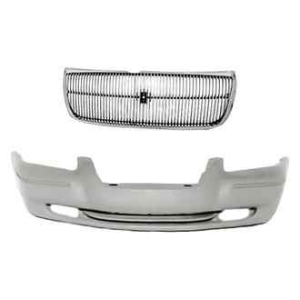 Replacement - 2-Piece (Front Bumper Cover, Grille) (Standard Line)