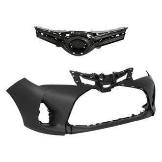 Replacement - 2-Piece (Front Bumper Cover, Grille)