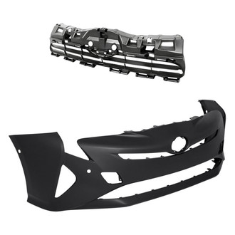 Replacement - 2-Piece (Front Bumper Cover, Grille) (Standard Line)