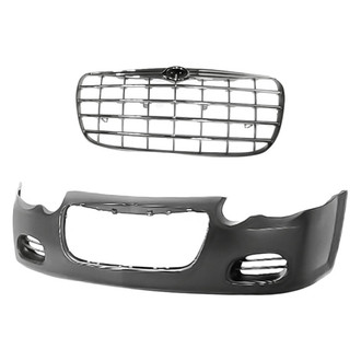Replacement - 2-Piece (Front Bumper Cover, Grille) (Standard Line)