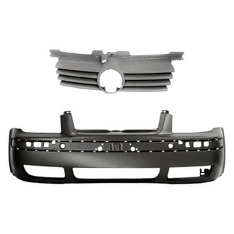 Replacement - 2-Piece (Front Bumper Cover, Grille) (Standard Line)