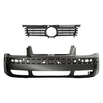 Replacement - 2-Piece (Front Bumper Cover, Grille) (Standard Line)