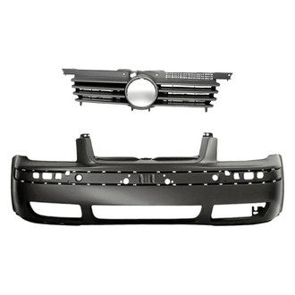 Replacement - 2-Piece (Front Bumper Cover, Grille) (Standard Line)