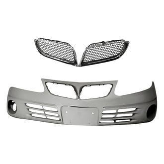 Replacement - 2-Piece (Front Bumper Cover, Grille) (Standard Line)