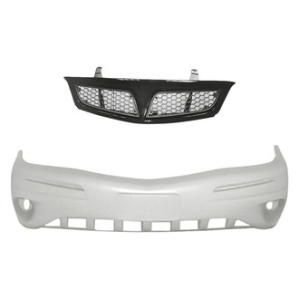 Replacement - 2-Piece (Front Bumper Cover, Grille) (Standard Line)