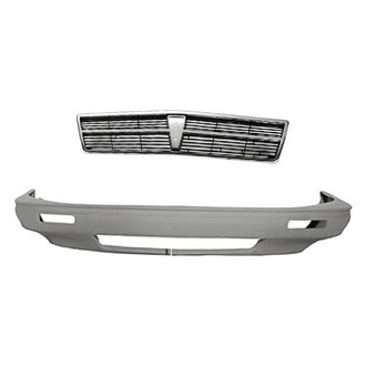 Replacement - 2-Piece (Front Bumper Cover, Grille) (Standard Line)