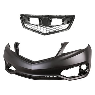 Replacement - 2-Piece (Front Bumper Cover, Grille) (Standard Line)