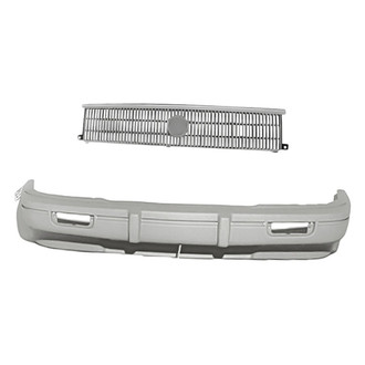 Replacement - 2-Piece (Front Bumper Cover, Grille) (Standard Line)