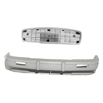 Replacement - 2-Piece (Front Bumper Cover, Grille) (Standard Line)