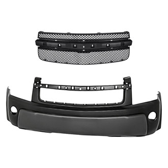 Replacement - 2-Piece (Front Bumper Cover, Grille) (Standard Line)