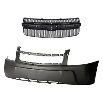 Replacement - 2-Piece (Front Bumper Cover, Grille) (Standard Line)