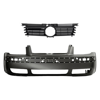 Replacement - 2-Piece (Front Bumper Cover, Grille) (Standard Line)