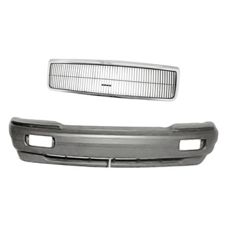 Replacement - 2-Piece (Front Bumper Cover, Grille) (Standard Line)