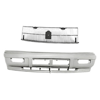 Replacement - 2-Piece (Front Bumper Cover, Grille) (Standard Line)